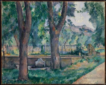  bas - Bassin et lavoir à Jas de Bouffan Paul Cézanne